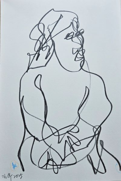 [2025] Untitled, Graphite on paper, Size Unknown